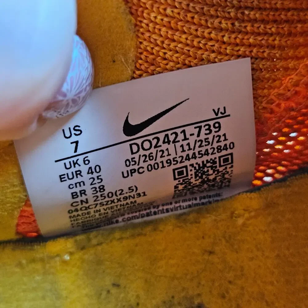 Nike Zoom Fly 4 Running Shoes University‎ Gold Black Men's 7